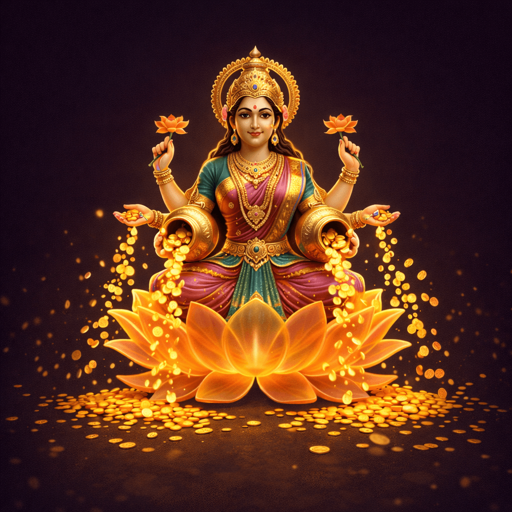 Goddess Laxmi illustration